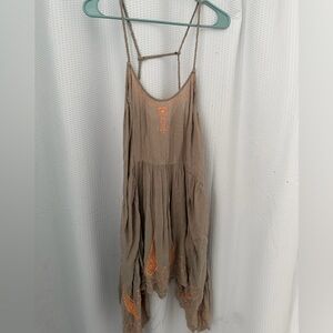 Free People Tan Dress